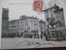CPA Piacenza Piazza Cavalli Parte Destra - Piacenza