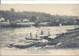 CHAMPAGNE ARDENNE - 51 - MARNE - De CHAMPIGNY à LA VARENNE - Barques - Champigny