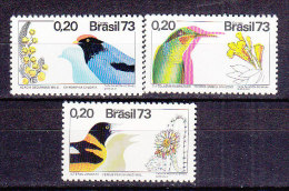 F0026 - BRAZIL Yv N°1035/37 ** OISEAUX BIRDS - Neufs