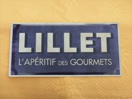 Plaque Métal "LILLET" - Placas En Aluminio (desde 1961)