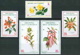 1971 Isole Comore Comore Fiori Flowers Blumen Fleurs Set MNH** Fiog38 - Unused Stamps