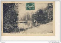 86 SAINT BENOIT Vue Du Viaduc,prise Sur La Chaussée Du Moulin Véron Cpa Bon état - Saint Benoit