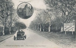 CIRCUIT DE LA SARTHE 1906 VERS BOULOIRE - LES GROS CHENES - Bouloire