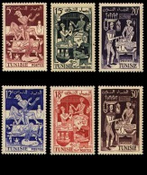 Tunisia/Tunisie 1955 – New Stamps - Careers - Ongebruikt