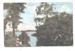 ELLIS STAITHE WROXHAM BROAD  OLD POSTCARD NORFOLK USED 1904 - Other & Unclassified