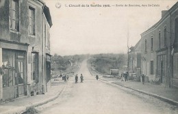 CIRCUIT DE LA SARTHE 1906 SORTIE DE BOULOIRE VERS SAINT CALAIS - Bouloire