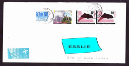 Netherlands On Air Mail Cover To South Africa - 1985 -  Fine Arts Museum Amsterdam, WildLife Conservation - Storia Postale