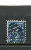 ETATS-UNIS - Y&T N° 203° - Perforé - Perfin - G. Washington - Zähnungen (Perfins)