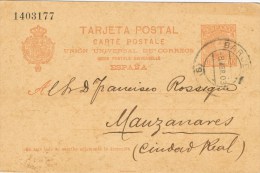 10151. Entero Postal Barcelona 1903. Ed. Num 42 - 1850-1931