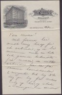 United States THE GUNTER (HOTEL), SAN ANTONIO Texas 1912 Cover & Letter To RANDERS Denmark (3 Scans) - Briefe U. Dokumente