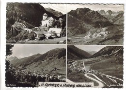 CPSM SANKT ANTON AM ARLBERG (Autriche-Tyrol) - SANKT CHRISTOPH AM ARLBERG : 1800 M 4 Vues - St. Anton Am Arlberg