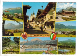 CPSM SANKT JOHANN IN TIROL (Autriche-Tyrol) - 8 Vues - St. Johann In Tirol