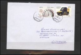 SPAIN Brief Postal History Envelope ES 099 Transportation Cards Traffic Safety - Brieven En Documenten