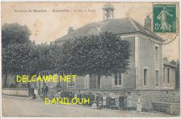 78  X---x GUERVILLE   Mairie Et école   ANIMEE   , Environs De MANTES  ** - Guerville