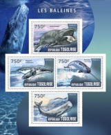 Togo. 2014 Whales. (406a) - Baleines
