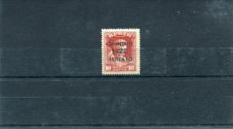 1923-Greece- "EPANASTASIS 1922" Overprint Issue -on 1907 Cretan Stamps- 10l./10l. Stamp MNH - Nuevos