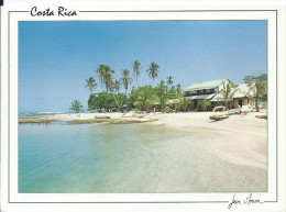 PUERTO VIEJO (Costa Rica) Limon Province Provincia - Plage Beach (RARE Animée Circulé MIAMI FL Voir Détails 2scan)MEA154 - Costa Rica