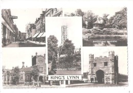 Kings Lynn Multiview Norfolk Postcard Unused - Other & Unclassified