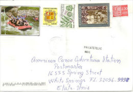 ETATS-UNIS. Lettre D´Andorre Adressée à L´American Canoe Adventures Station à White Springs (Floride) - Briefe U. Dokumente