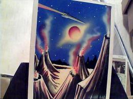 ILLUSTRATA   OLTRE SATURNO PAESAGGIO PIANETA E RAZZO N1960 EM8492 - Espace