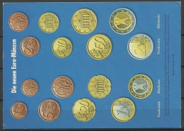 Deutsche Postkarte Euro Coins 1999 Nach Estland Gesendet - Monedas (representaciones)