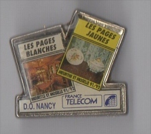 Pin's France Télécom / Annuaires  (D.O Nancy / Meurthe Et Moselle 91/92) - France Telecom