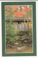 Covered Bridge Over Lost River, Kinsman Notch, North Woodstook, New Hamshire - White Mountains