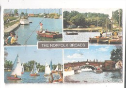 THE NORFOLK BROADS USED 1969 OLD POSTCARD NORFOLK - Otros & Sin Clasificación