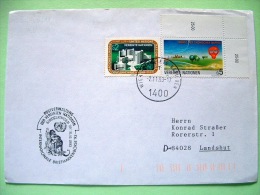 United Nations Vienna 1993 Special Cancel Sindelfingen On Cover To Germany - UN Office - Banning Chemical Weapons - Covers & Documents