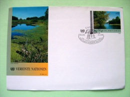 United Nations Vienna 1998 FDC Pre Paid Cover - Ecology Nature Lake - Covers & Documents