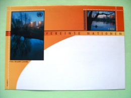 United Nations Vienna 2002 Unused Pre Paid Cover - UN Office - River Or Lake - Lettres & Documents