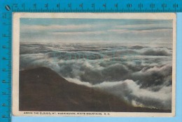 White Mts. N.H.  ( The Summit Above The Clouds Mt Washington ) Carte Postale Post Card Recto/verso - White Mountains