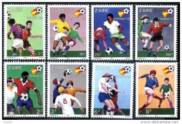 ZAIRE 1982 WORLD CUP FOOTBALL / SOCCER Complete SET MNH (3ALL) - Autres & Non Classés