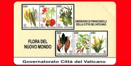 Nuovo - MNH - VATICANO - Scheda Telefonica - Golden 2 - C & C 6002 - Flora Nuovo Mondo - Vatican