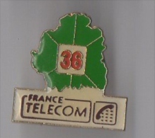 Pin's France Télécom De L'Indre 36 - France Telecom