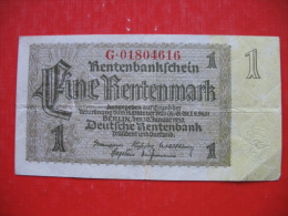 1 RENTENMARK - 1 Rentenmark