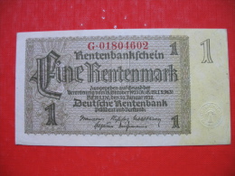 1 RENTENMARK - 1 Rentenmark