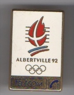 Pin´s France Télécom / Jeux Olympiques D´Albertville 92 (qualité Zamac) - France Telecom