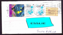 United Nations On Surface Mail Cover To South Africa - 1992 - Clean Oceans— - Lettres & Documents