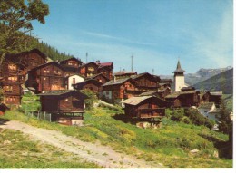 Suisse.. Grimentz.. Belle Vue Du Village.. L'Eglise - Grimentz