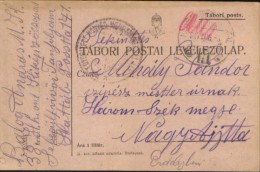 Hungary - Postcard - Tabori Postai Levelezolap Circulated In 1917, K.u.K. And Consored - Briefe U. Dokumente