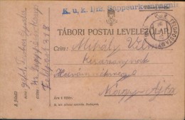 Hungary - Postcard - Tabori Postai Levelezolap Circulated In 1917, K.u.K. Sappeurkompagnie And Consored - Cartas & Documentos