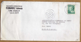 Enveloppe Cover Brief Transports Internationaux Fernandez Antonio Remich - Storia Postale