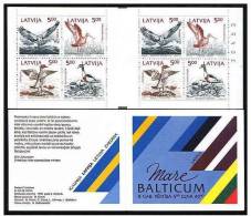 LETTONIE Oiseaux, Oiseau, Birds, Bird, Aves. Yvert 304/7 Emis Encarnet (Oiseaux Riverains De La Baltique) Neuf MNH - Other & Unclassified