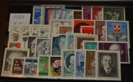 Österreich Jahrgang  1974  Jear Set Postfrisch ** MNH    #3961 - Ganze Jahrgänge