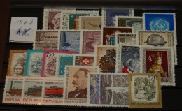 Österreich Jahrgang  1977  1540-65 Jear Set Postfrisch ** MNH    #3964 - Annate Complete