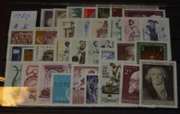 Österreich Jahrgang  1970  1320-52  Year Set Gestempelt Used    #3978 - Ganze Jahrgänge