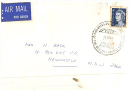 (30)  Australia Ayers Rock Postmark On Commercial Cover - 1969 - Brieven En Documenten