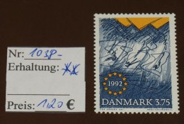 Danmark Michel Nr: 1038   Postfrisch ** MNH #3984 - Ongebruikt