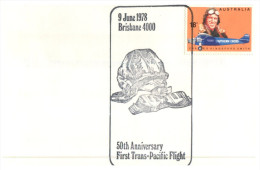 (30)  Australia First Trans Pacific Flight - 50th - Covers & Documents